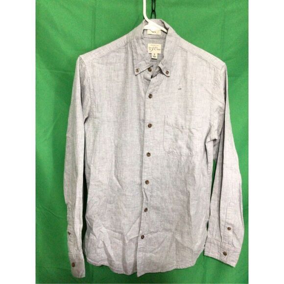 J. Crew Brushed Twill Shirt Size Small Light Gray - Picture 11 of 15